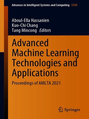 cover image of Advanced Machine Learning Technologies and Applications